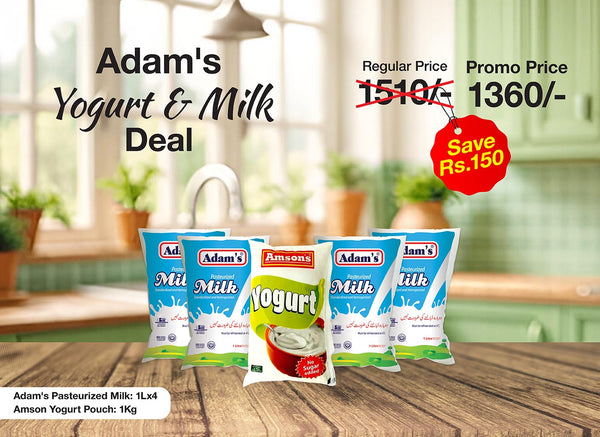 Adam's Yogurt & Milk Deal